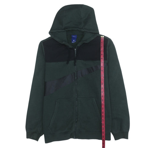 Nike Men's Green Full Zip Hoodie L Fleece Sportswear