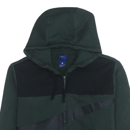 Nike Men's Green Full Zip Hoodie L Fleece Sportswear