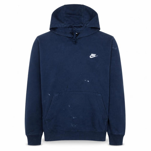 Nike Men's Blue Pullover Hoodie L Fleece Sportswear Sweatshirt