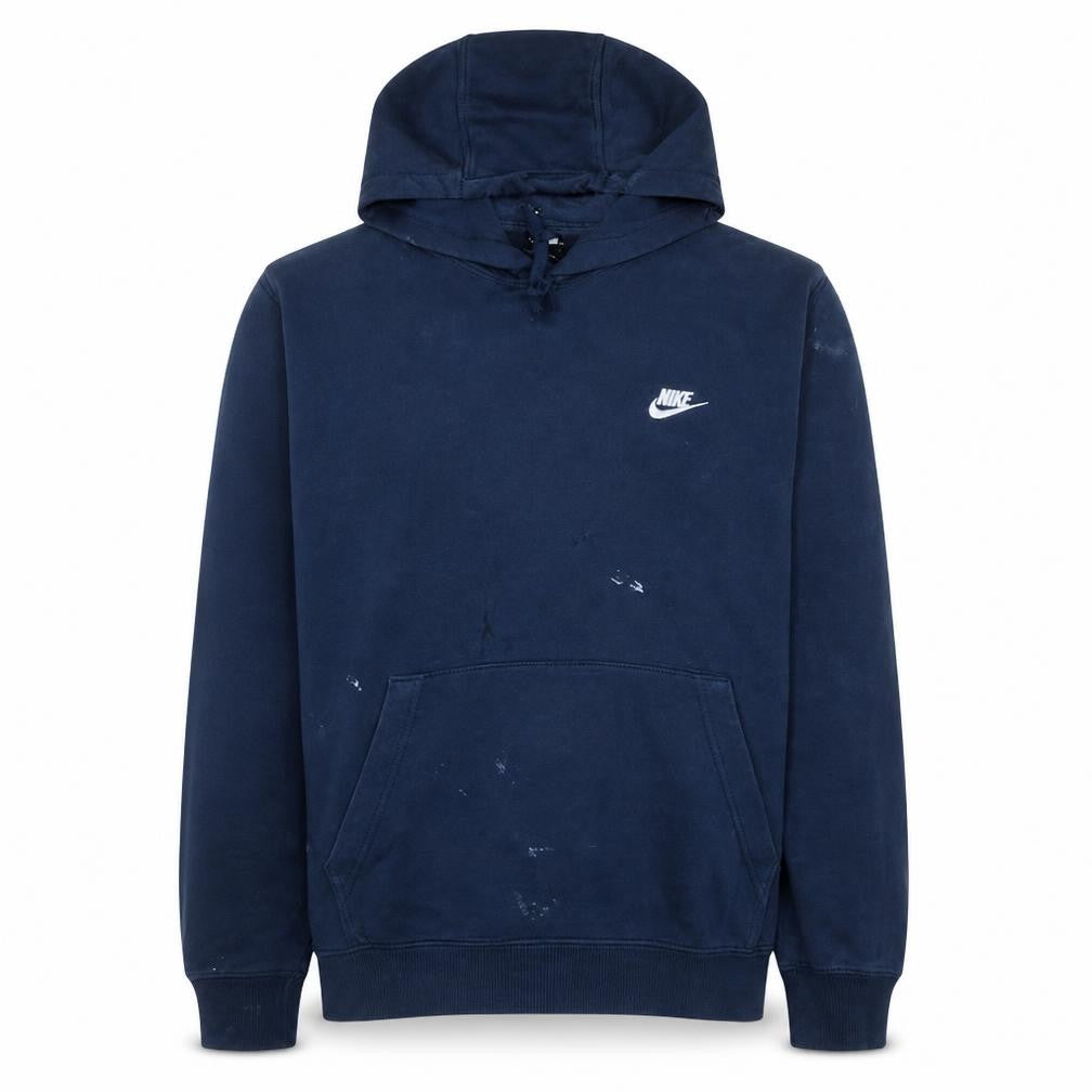 Nike Men's Blue Pullover Hoodie L Fleece Sportswear Sweatshirt
