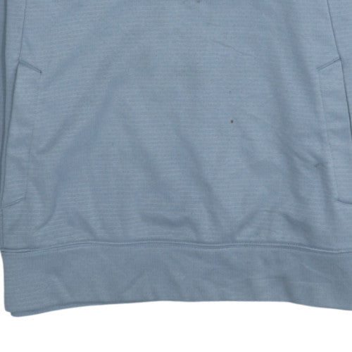 The North Face Men's Grey 1/2 Zip Hoodie Fleece Size S