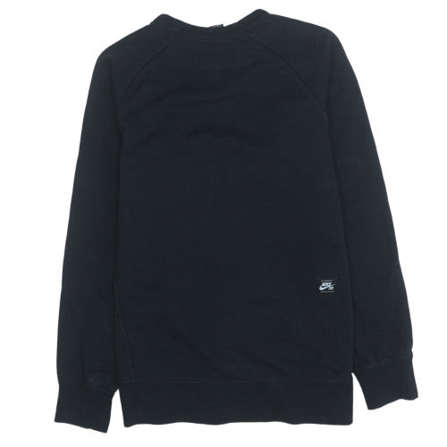Nike SB Men's Black Cotton Pullover Sweatshirt M Regular Fit