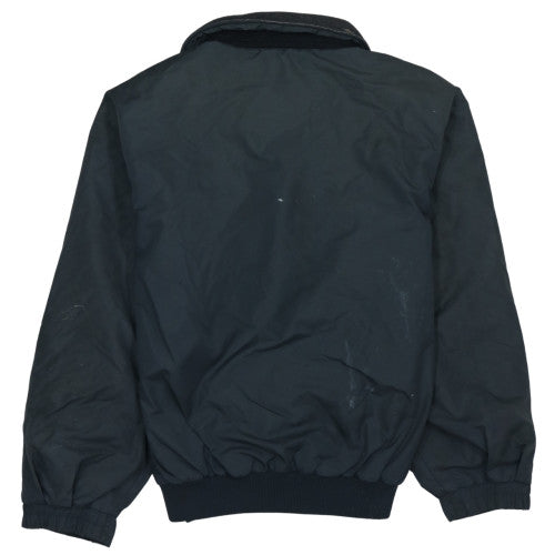 Columbia Men's Blue Bomber Jacket S Nylon Fleece Lined Outdoor