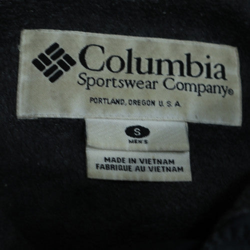 Columbia Men's Blue Bomber Jacket S Nylon Fleece Lined Outdoor