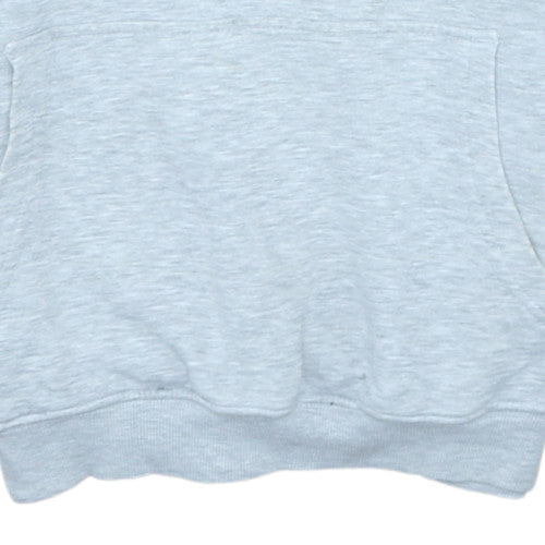 FILA Men's Grey Pullover Hoodie XS Regular Fit Logo Sweatshirt