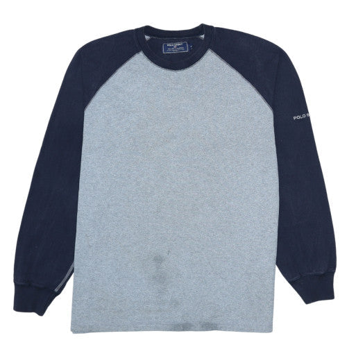 Ralph Lauren Polo Sport Men's Grey Sweatshirt M Crew Neck Cotton