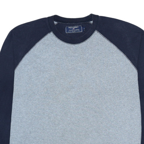Ralph Lauren Polo Sport Men's Grey Sweatshirt M Crew Neck Cotton