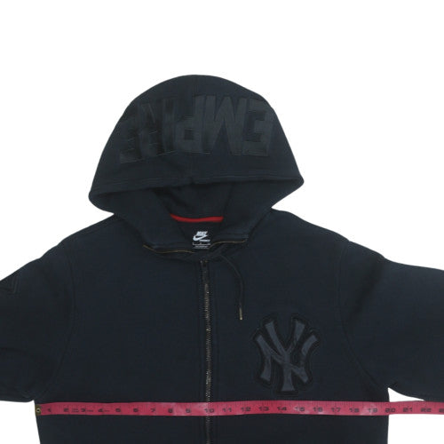 Nike Men's Black Full Zip Hoodie NY Logo Empire Sportswear Size S