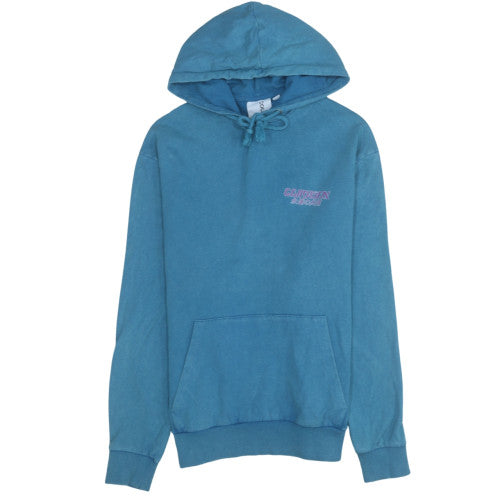 COLLUSION Mens Blue Graphic Pullover Hoodie Size M