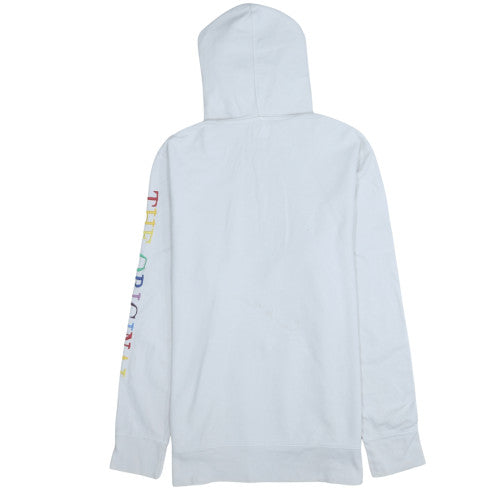 Levi's Men's White Pullover Hoodie L Embroidered Logo Graphic