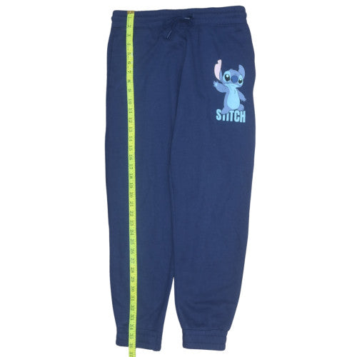 Disney Stitch Women's Blue Jogger Sweatpants Size 10-12