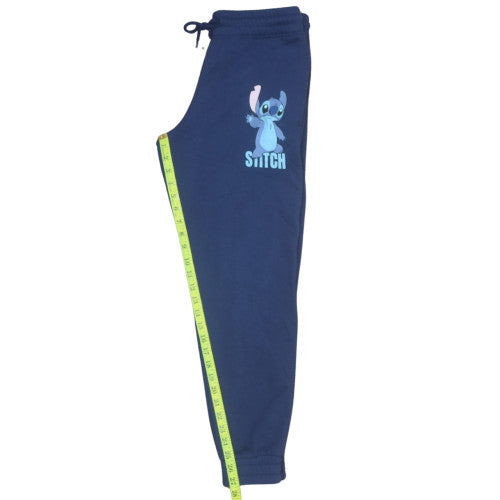 Disney Stitch Women's Blue Jogger Sweatpants Size 10-12