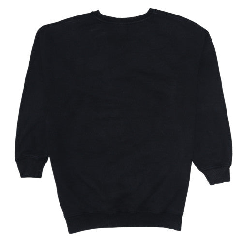 Disney Women Black XS Pullover Sweatshirt Mickey & Friends Print