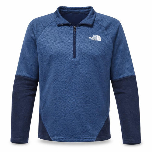 The North Face Men's Blue 1/4 Zip Fleece Sweatshirt Size S