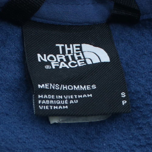 The North Face Men's Blue 1/4 Zip Fleece Sweatshirt Size S