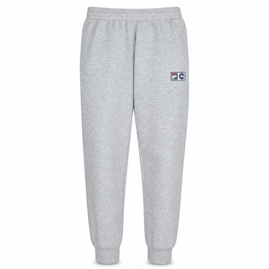 Front view of Fila Men’s Grey XS Regular Sweatpants Jogger Trousers