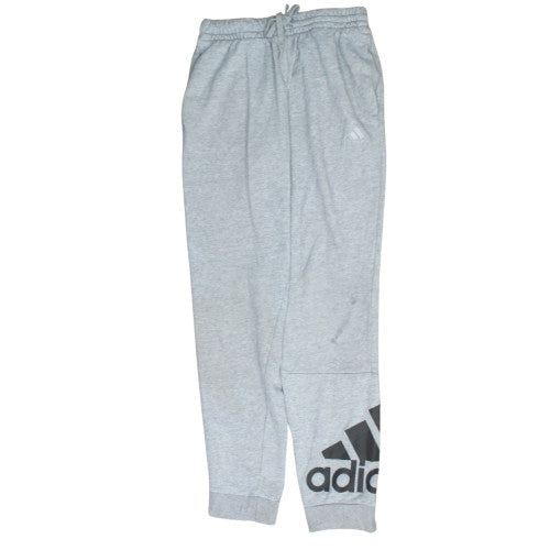 Adidas Men's Grey M Jogger Sweatpants with Drawstring Waist