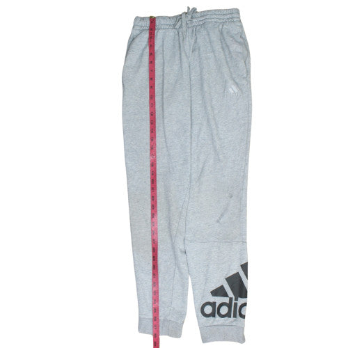 Adidas Men's Grey M Jogger Sweatpants with Drawstring Waist