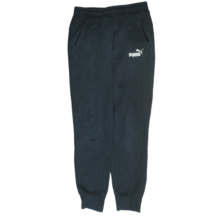 Puma Men's Black Jogger Sweatpants Fleece Regular Fit Size S