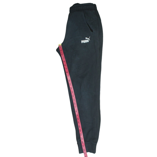 Puma Men's Black Jogger Sweatpants Fleece Regular Fit Size S
