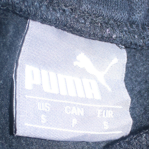 Puma Men's Black Jogger Sweatpants Fleece Regular Fit Size S