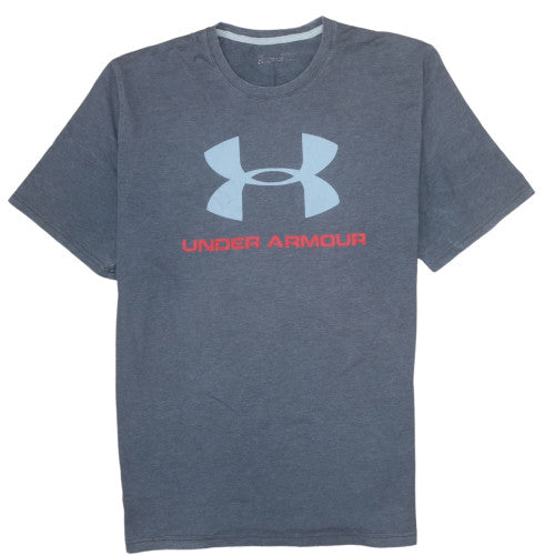 Under Armour Men's Blue Crew Neck Short Sleeve Athletic T-Shirt XL