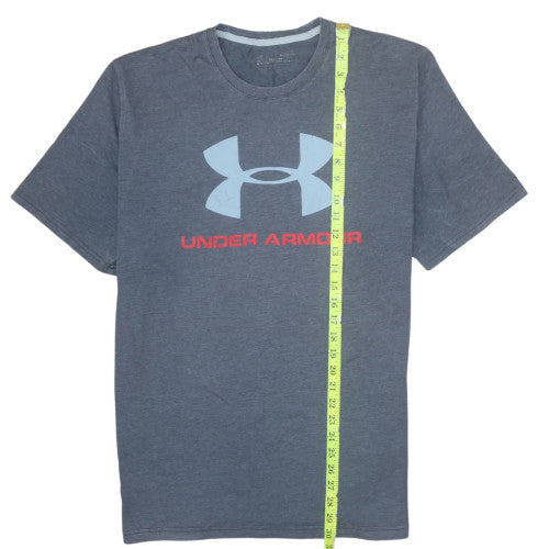 Under Armour Men's Blue Crew Neck Short Sleeve Athletic T-Shirt XL
