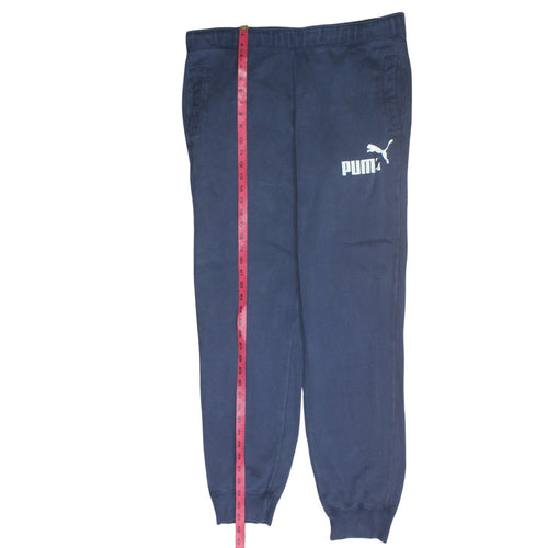 Puma Mens Blue Jogger Sweatpants L Regular Fit Activewear