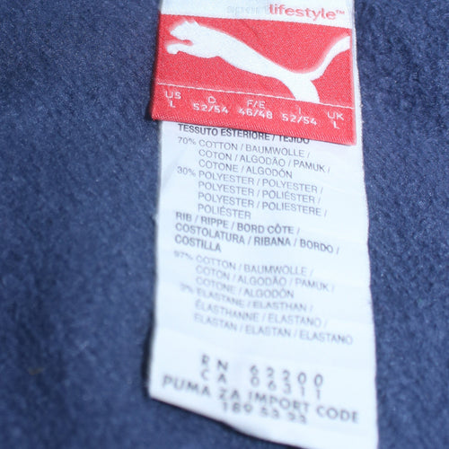 Puma Mens Blue Jogger Sweatpants L Regular Fit Activewear