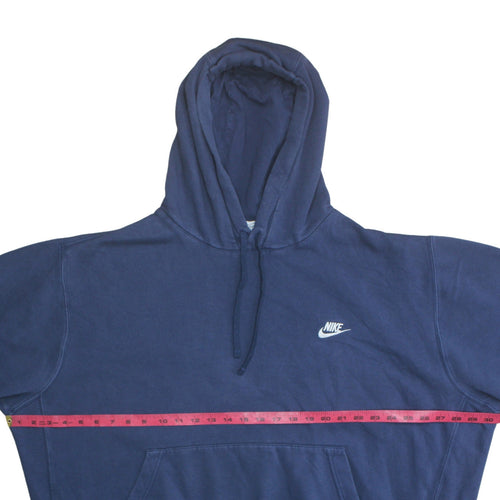 Nike Women’s Blue Pullover Hoodie XXL Cotton Blend Casual Sweatshirt