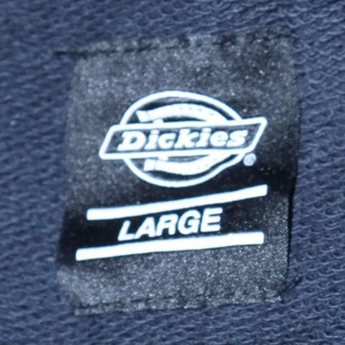 Dickies Men's Black Pullover Hoodie Large Cotton Fleece