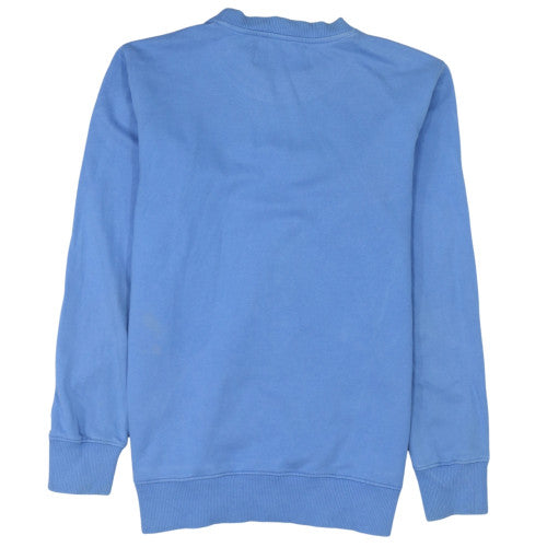Calvin Klein Jeans Men's Blue Logo Cotton Crew Neck Sweatshirt M