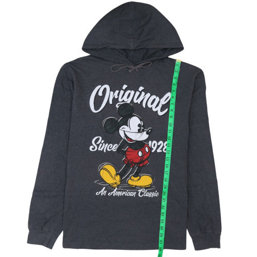 Disney Women’s Black Pullover Hoodie Mickey Mouse Graphic L/14