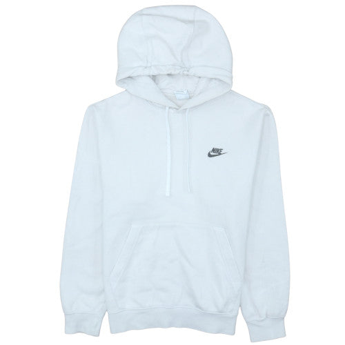Nike Men's White Pullover Hoodie Small Regular Fit Fleece