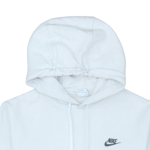 Nike Men's White Pullover Hoodie Small Regular Fit Fleece