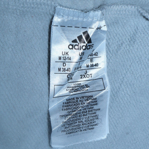 Adidas Men Grey Fleece 1/4 Zip Pullover Sweatshirt M Volleyball