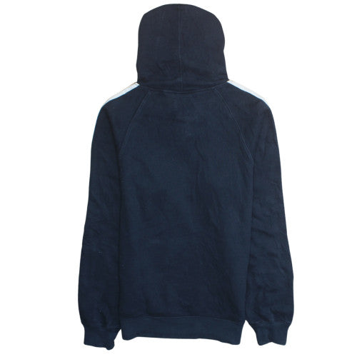 Adidas Men's Blue Pullover Hoodie Medium Regular Fit Sportswear