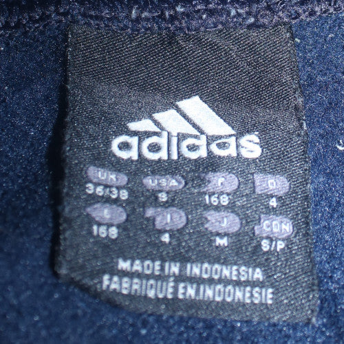 Adidas Men's Blue Pullover Hoodie Medium Regular Fit Sportswear