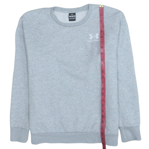 Under Armour Men's Grey Medium Pullover Sweatshirt Regular Fit