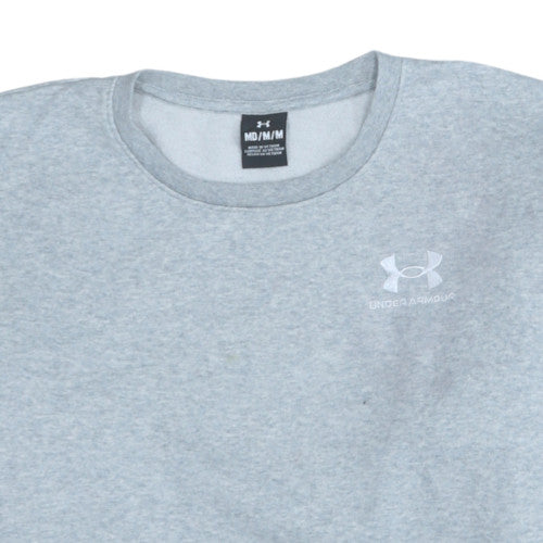 Under Armour Men's Grey Medium Pullover Sweatshirt Regular Fit