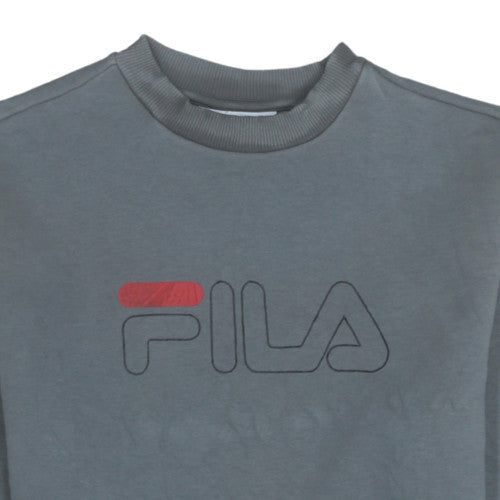 Fila Men's Grey XS Crew Neck Pullover Sweatshirt
