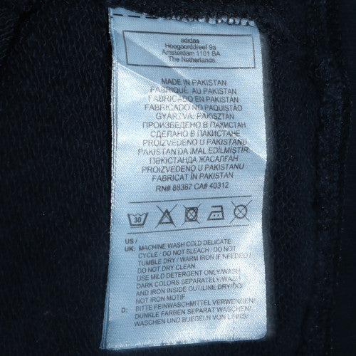 Adidas Women Black Size 8 Hoodie Pullover Hooded Sweatshirt