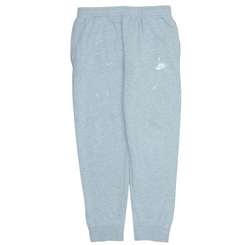 Nike Men's Grey Regular Fit Fleece Sweatpants L