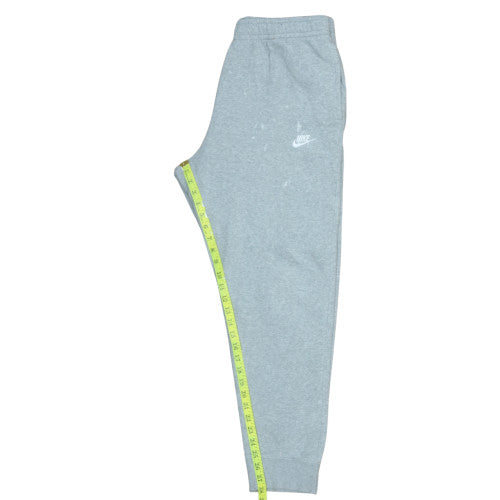Nike Men's Grey Regular Fit Fleece Sweatpants L
