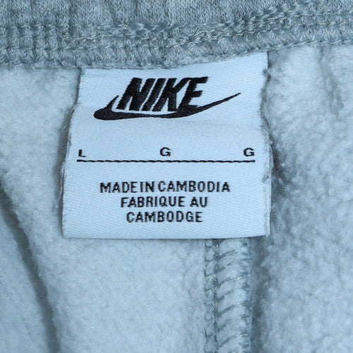 Nike Men's Grey Regular Fit Fleece Sweatpants L