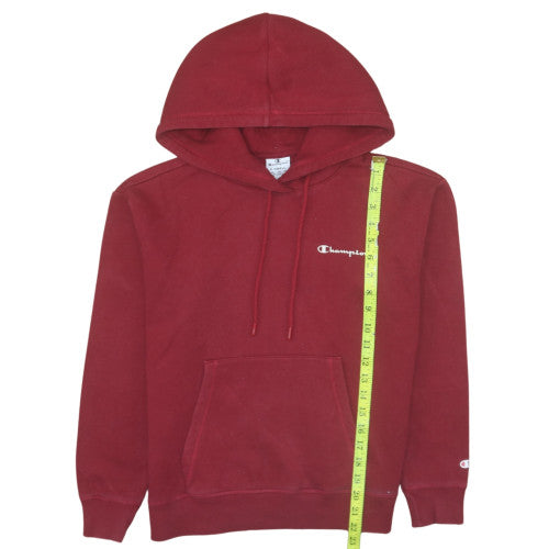 Champion Men's Red XS Pullover Hoodie with Logo