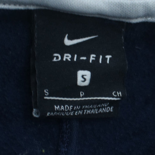 Nike Men Blue Dri-Fit 1/4 Zip Athletic Sweatshirt S