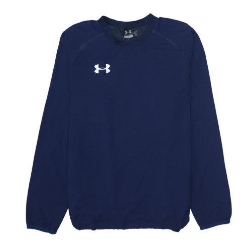 Under Armour Men's Navy Crew Neck Pullover Sweatshirt S