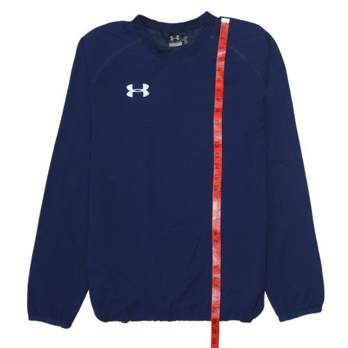 Under Armour Men's Navy Crew Neck Pullover Sweatshirt S