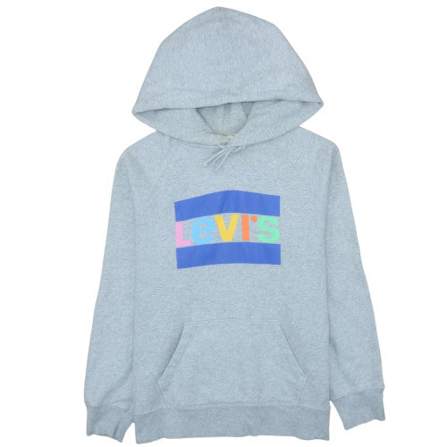 Levi's Men's Grey Logo Pullover Hoodie Size S